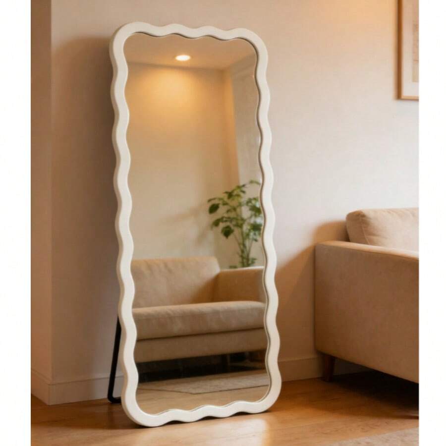 5 Styles Available Full Length Decorative Mirror / 160 X 60cm Multi-Color Random / Wall Mounted & Standing Mirror (Color Random) - B - View 1