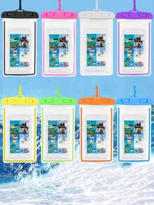 通用防水手机袋,防水手机包 - 带夜光功能,防水手机干袋,防水手机壳,适用于 17 16 15 14 13 Pro Max Plus Air,适用于游泳、漂流、潜水、水下摄影、海滩、户外运动、旅行、度假、游泳池、户外活动。 - 彩色 - 查看 28