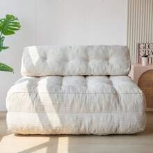 Convertible Folding Sofa Bed - Sleeper Chair With Pillow & Back Support, Portable Floor Lounge For Living Room Bedroom - 米色 - 查看 1