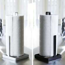 1pc Modern Minimalist Kitchen Towel Rack Bathroom Wash Towel Rack Household Paper Roll Holder - Multicolor - View 6