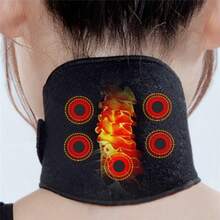 Self-Heating Tourmaline Neck Magnetic Therapy Set To Relieve Fatigue And Pain - 黑色 - 查看 6