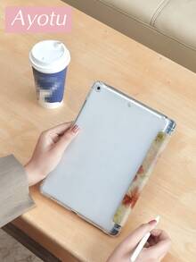 Ayotu 1pc Red Cherry Blossoms, Retro Style Tablet Case & Kindle E-Book Case Compatible With IPad 10th Generation, IPad 11/Air 4th/Air 7th/9.7 Inches, Compatible With Samsung Galaxy Tab A9 Plus, Kindle (11th Generation-2024 Release)(6 Inch), Kindle Paperwhite 12th Gen 2024, Great Holiday Gift, Stylish And Simple Pattern. - Multicolor - View 8