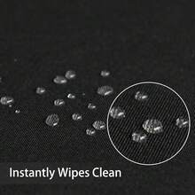 210GSM Round Table Cloth, Water Resistance Microfiber Tablecloth, Decorative Fabric Circular Table Cover For Outdoor And Indoor Use (Black, 70 Inch Diameter) - Black - View 3