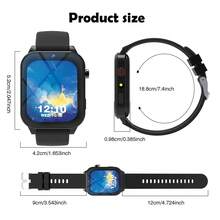 Nuevo reloj inteligente para niños, reloj de juegos para niños, chip de ultra bajo consumo, con podómetro, alarma, cronómetro, linterna, calculadora, juegos, cámara y otras funciones, gran regalo - Multicolor - Ver 5