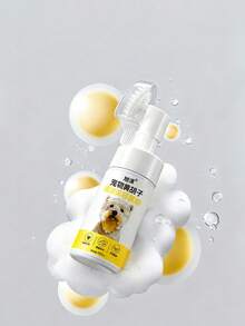 100毫升免洗泡沫，宠物口腔清洁，下巴清洁，脏胡须清洁——爱狗人士和狗妈妈都爱用，爱猫人士和猫妈妈也爱用，温和清洁，气味宜人，深层清洁，是送给爱猫爱狗人士和猫狗妈妈的理想礼物，包含可拆卸柔软硅胶套。 - 彩色 - 查看 7