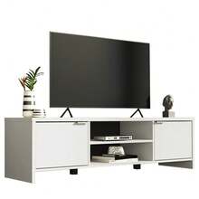 MADESA Television Stands & Entertainment Centers - White - View 2