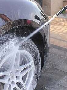 (Rope And Accessories Randomly) 1Pc/1Set Adjustable High Pressure Washer Gun Patterns Car Wash Machine Garden Watering Hose Nozzle Sprinkler Universal Car Washing Kit - Multicolor - View 5