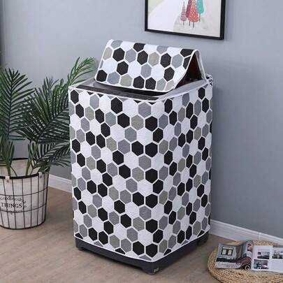 Cubierta para lavadora de carga superior, tipo universal a prueba de polvo, adecuada para lavadoras de 6-10 kg, fácil de limpiar, cubierta protectora, Día de la Mujer, artículos esenciales de viaje, recuerdos de boda, Y2K, dormitorio, accesorios para automóviles para mujeres, decoración de cocina, boda, Y2K, fiesta