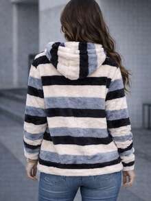 Sudadera Polar Ligera Delgada Calientita Para Dama Con cierre de uso diario casual - Multicolor 7 - Ver 2