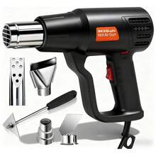 soprador termico, pistola calor, herramienta de salida de aire caliente, película de belleza automotriz, derretimiento de hielo y descongelación, removedor de pegamento para el hogar, DIY, reparación de piezas de plástico termoretráctil,pistola aire caliente,pistola calor - Tipo de Enchufe A USA (110-127V) - Ver 2