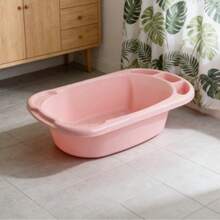Wanna plastikowa 90 x 51 x 23 cm / Wanna do użytku domowego w losowym kolorze / Głębsza i większa wanna (losowy kolor) - Jeden rozmiar pasuje do wszystkich - Zobacz 3