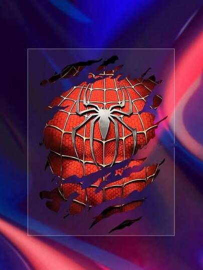 Marvel Spiderman Logo Car Sticker, Creative Scratch-Resistant Rear Window Decal, Personalized Marvel Car Body Sticker, Ideal Gift For Friends, Family, Loved Ones, Festivals, Birthdays