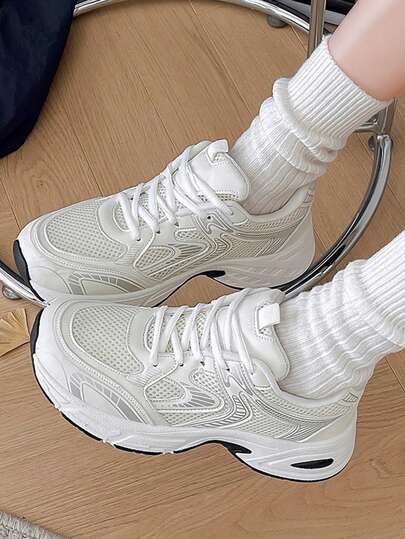 New Casual Sports Sneakers, Chunky Sneakers,