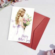 1 Greeting Card For Mother And Grandmother, Mother's Day Card, Can Be Given As A Gift To Mother, Grandmother Or Female Elders, Mother's Day Card, Including Envelope, Ideal Gift - Sets - View 5