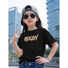 Young Girls T-Shirts - Black - View 1