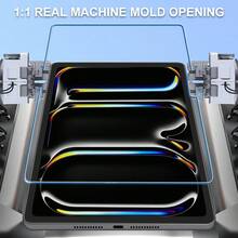 3片装屏幕保护膜，兼容iPad 5/6/7/8/9代（10.2/10.5英寸）、Air 1/2/3/4/5代（10.9英寸）、Mini 1/2/3/4/5/6代、Pro 11代（1/2/3代，9.7英寸）、Pro 12.9英寸（2015-2024-2025款，A16/10代），钢化玻璃膜，适用于iPad系列 - 清晰屏幕保护，日常防护，办公、居家皆宜，iPad屏幕保护膜，iPad配件，防水、防震、防刮、防指纹，全覆盖 - 無色 - 查看 3