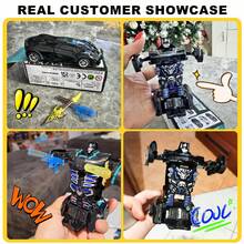 unilabo Transforming Sports Car Toy - Inertia Glide Racing Car - Automatic Transformation - Racing Car, Children's Car Toy, Racing Car, Boys Toy - Multicolor - View 7