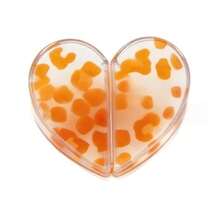 Women's Heart-Shaped Magnetic Hair Clips - Acetate Fiber Seamless Hair Accessories, Leopard Print And Solid Color Hair Clips Suitable For Buns And Chignons, An Ideal Gift - Multicolor - View 5