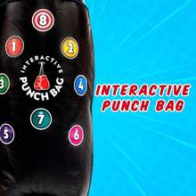 Kids Interactive Music Boxing Machine Inflatable Punching Bag Stress Relief Boxing Toy For Boys All Ability Levels Christmas Gift - Default - View 6