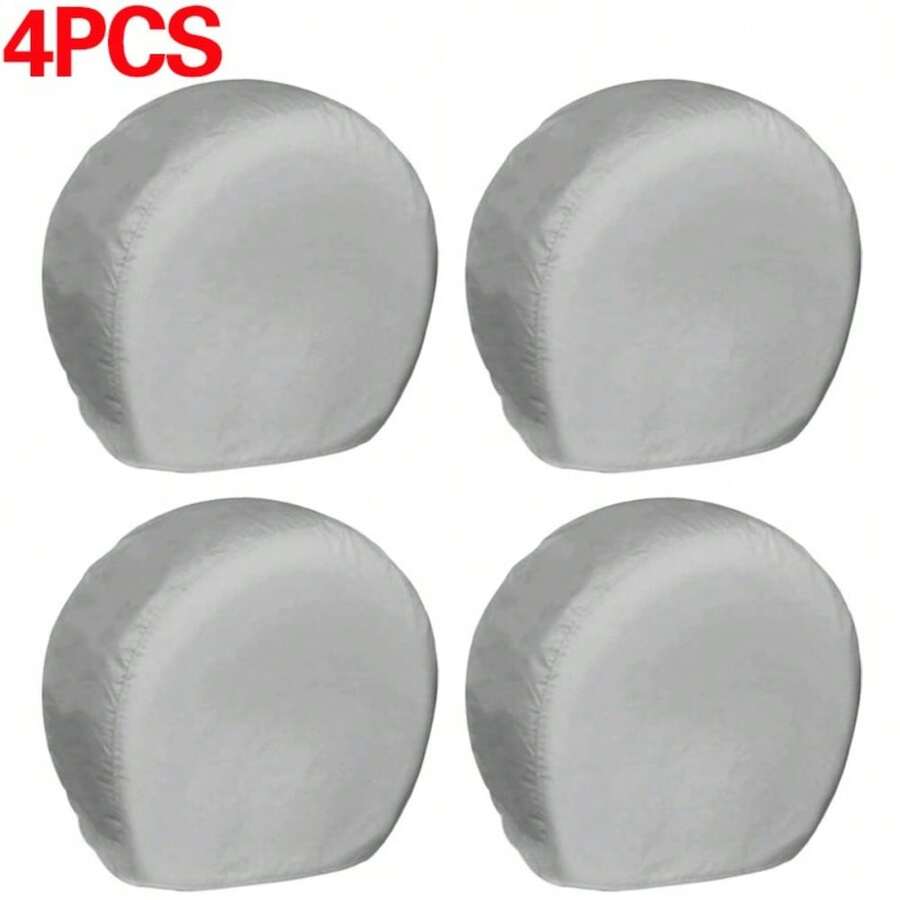 2/4X Heavy Duty Tire Cover RV Wheel Motorhome Wheel Covers Sun Protection 27-29" - 4PCS - View 1