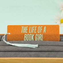 Bookworm Girl Bookmark, Vibrant Dancer Style Acrylic Bookmark, Suitable Gift For Book Lovers - One Size - View 10