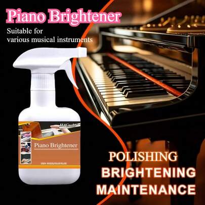 H4Cacle Piano Brightener, Fingerboard And String Cleaner, Music Instrument Care/Cleaning/Polishing Accessory, Guitar, Violin, Ukulele Care Polisher, Piano Maintenance Anti Cracking, Instrument Universal Polishing And Brightening, Ideal Gift For Instrument Enthusiasts On Valentine's Day Or Easter