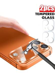 2pcs - Transparent Tempered Glass Camera Lens Protector, Compatible With IPhone 17 Pro Max, 17, 17 Pro, 17 Air, 16 Pro, 16 Pro Max, 16 Plus, 15 Pro Max, 15, 15 Pro, 15 Plus, 14 Pro Max, 14 Pro, 14 Pro Plus, 13 Pro Max, 13 Pro, 12 Pro Max, 12 Pro, 12 Pro, 12 Pro, 11 Series. 9H Hardness, Anti-Explosion And Anti-Scratch, Phone Lens Protective Film. - Clear - View 26