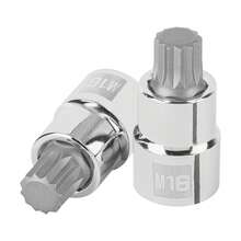 2-Piece Kit - M5 Long Point Bristol Socket, 1/2" Drive, Truper - A - View 1