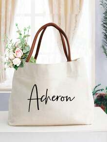 Personalized Burlap Tote Bag,Personalized Bridesmaid Proposal Bags,Beach Tote Bag,Bridesmaid Beach Gift, Bachelorette Party Bag,Bridesmaid Proposal Gift - Multicolor - View 6