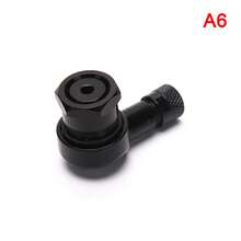 Válvula negra de aleación de aluminio para llanta de motocicleta, ángulo de 90 grados, vástagos de válvula sin cámara para llanta, piezas de rueda, 1. YJVD - Negro - Ver 7