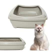 Arenero Grande Antisalpicadura De Gato 58x42.5x13 Cm Pelu2 EKIV - Verde - Ver 1