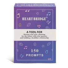 HEART BRIDGE 情侣爱情问答卡牌游戏，桌面游戏，营造浪漫氛围，贴心礼物，150个有意义的对话开场白，适合情侣约会之夜、情人节/万圣节/圣诞节礼物 - 淺藍色 - 查看 3