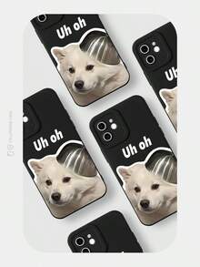 JURSUE Cute Kawaii Fashion Aesthetic Cartoon Funny Shockproof Protective Soft Phone Case Compatible With IPhone 17 16 15 14 13 12 11 Pro Max SE 2020 X XR XS Ip 8 7 Plus HFE2825 - Black - View 9