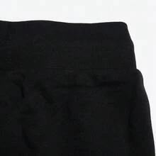 Adidas 女士时尚休闲针织慢跑裤，IA6479，春秋季 - 黑色 - 查看 4