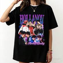 Hollanov Heated Rivalry Vintage Shirt Hockey Romance Graphic Tee C-Omfort Colors T Shirt Unisex Fan Gift Cotton Men Clothes Mens Designer Clothes Men Tops Shirt Men Top Top Kawaii Clothes High End Men Tops New In Tops Funny Shirt Aesthetic Funny T-Shirt For Men Mens Designer Clothes Streetwear Men Graphic T Shirts Funny T-Shirts Funny Men's T-Shirts Tops For Girls Men Tops Men Original Gifts 100% Cotton 1PC 180g - Black - View 1
