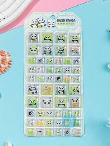 3D Cartoon Animal Cube Stickers - Cute DIY Decor For Smartphones, Computers And Tablets - Vibrant Colors, Adhesive, Smooth Surface For Paper And Glass. With Vivid Design And Smooth Surface, These Adorable Stickers Are Perfect For Decorating Your Computer. - Multicolor - View 10