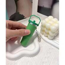 LAEKOU Mini Cup Keychain Compatible With Stanley Cup, Cute Tumbler  Holder Key Chain For Purse Bag Backpack - LightGre1en - View 4