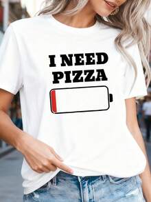 Women's Ice Cream Print T-Shirt - White 3 - View 3