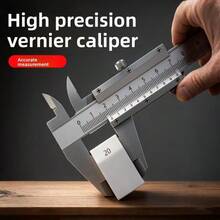 0-150mm Stainless Steel Vernier Caliper - Manual Micrometer, Smooth Sliding, Easy To Use, Suitable For Industrial, Mechanical, Jewelry Making, No Power Required, Precision Engineering And Handicrafts - Multicolor - View 4