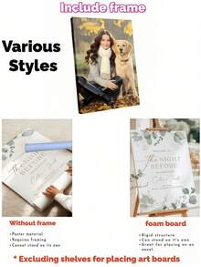 Customized PVC Wedding Welcome Sign | Vertical Artistic Decor Romantic Theme, Multi-Purpose - Multicolor - View 4