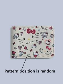 Sanrio Hello Kitty Double Card Holder, Card Organizer, Multi-Slot Driving License And Vehicle Registration Document Folder, Adorable And Charming Pattern Design, Adds Sweet And Elegant Style To Your Documents, Suitable As A Holiday Gift - Multicolor - View 5