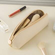 1pc Customized Name Text Makeup Bag, Makeup Brush Holder, Ins High-End Portable Waterproof Multifunctional Toiletry Bag, 2025 New Arrival - Multicolor - View 7