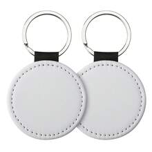 1PC Customized Heat Transfer Keychain, Personalized Photo Keychain, PU Leather Glitter Creative Keychain, Customized 2D Flat Hanging Decoration, Backpack Pendant Decoration, Customized Pet Memorial Gift, Surprise Gift, Beautiful Accessory, Romantic Gift, Customized Text, Boyfriend/Girlfriend Gift, Parents/Mother Gift, Couples/Couple/Best Friend Gift, Holiday Gift Partner - Multicolor - View 17