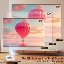 Magcubic HY300MAX Intelligent Android 14 Auto Focus Home Theater Office Projector 400ANSI Auto Keystone Correction Allwinner H726 Processor Built-In Speaker Compact Design For Home Theater Office Gaming - 英規插(220-240V) - 查看 3