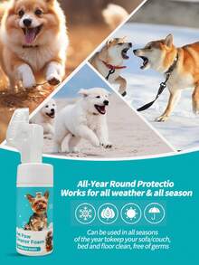 100毫升免洗泡沫宠物爪子清洁剂——爱狗人士和狗妈妈都爱用，爱猫人士和猫妈妈也爱用，温和清洁，气味宜人，深层清洁，是送给爱猫爱狗人士和猫狗妈妈的理想礼物，包含可拆卸柔软硅胶套。 - 100ml - 查看 3