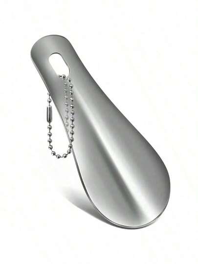 1pc Stainless Steel Mini Portable Shoe Horn, Compact Shoe Lifter Tool,Women's Day,Travel Essentials,Wedding Favours,Y2k,Bedroom,Car Acessesories Women,Kitchen Deccor