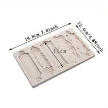 1 khuôn silicon dập nổi kiểu châu Âu cổ điển, dùng để sản xuất đồ thủ công mỹ nghệ, nặn đất sét, tạo hiệu ứng nhỏ giọt nhựa, mang lại cảm giác như trong kỹ thuật xây dựng, khuôn silicon có thể tái sử dụng. - Màu xám cổ điển - Xem 3