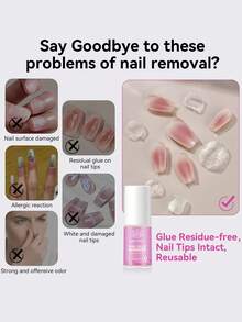 BORN PRETTY 20ml Nail Polish Remover, 3 Seconds Fast Penetration No Residue, Reusable For Nail Stickers Removal, Easy Softening Removal Tool - 20ml - View 7