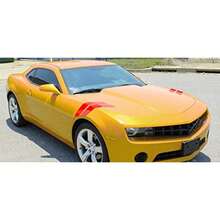 Mark Decals For Cars Fender Stripes Hash Marks Vinyl Decal Universal Compatible With Car Truck Sticker Racing Stripe RedTrunk Logo Sticker, Car Exterior Accessories, Universal For Car, Window And Laptop - 紅色的 - 查看 6