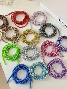 1.4米通用手机数据线保护套，兼容和安卓设备，可保护充电线和耳机线 - 彩色 - 查看 3